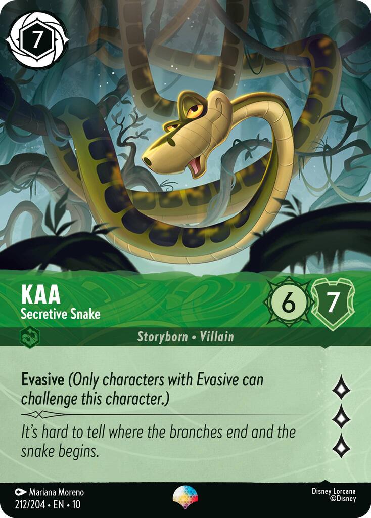Kaa - Secretive Snake (Epic) (212/204) [Whispers in the Well] | Total Play