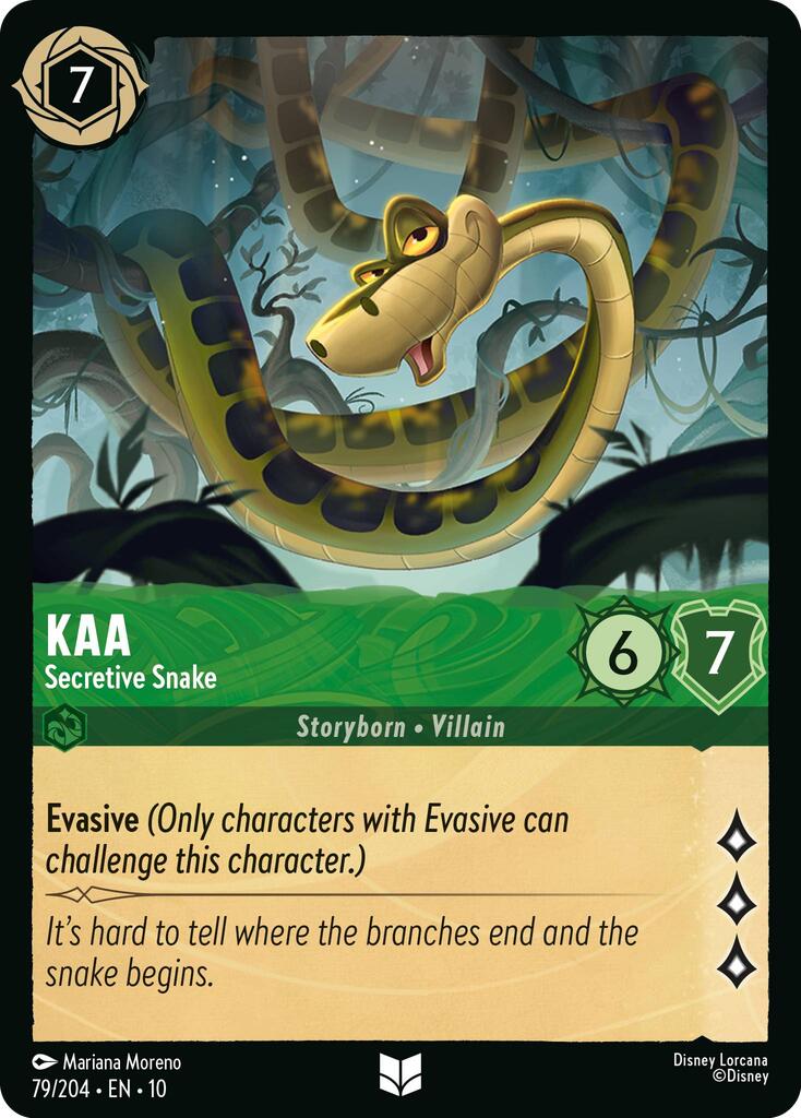 Kaa - Secretive Snake (79/204) [Whispers in the Well] | Total Play