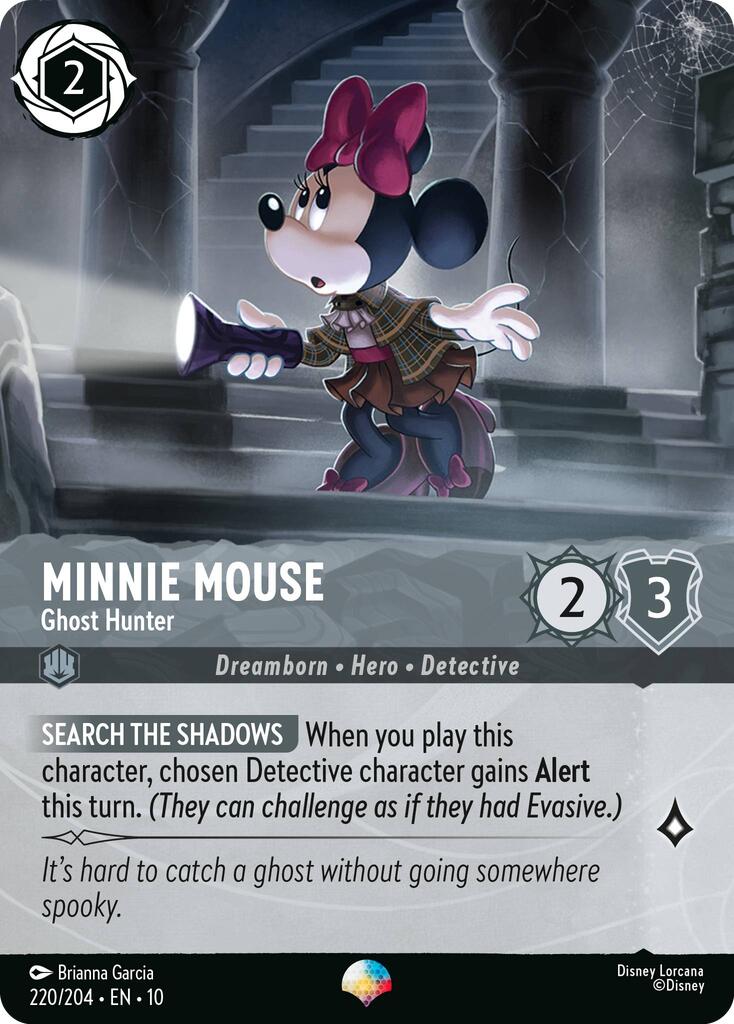 Minnie Mouse - Ghost Hunter (Epic) (220/204) [Whispers in the Well] | Total Play