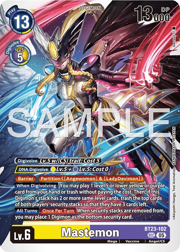Mastemon [BT23-102] (Alternate Art) [Limited Card Pack -Billion Bullet-] | Total Play