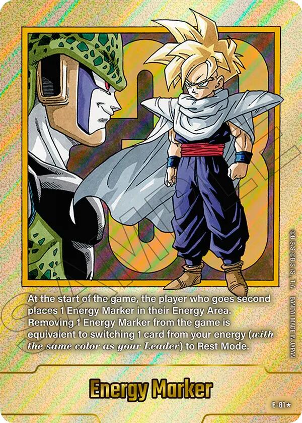 Energy Marker (E-81) (Gold) [Fusion World Energy Markers] | Total Play