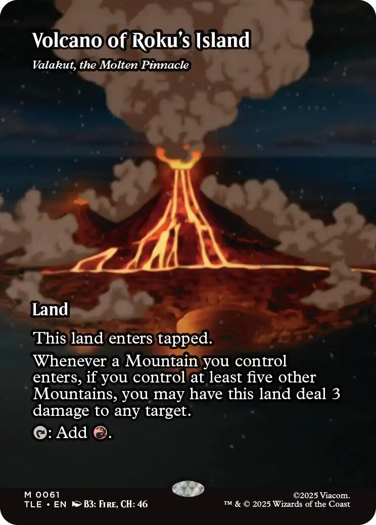 Volcano of Roku's Island - Valakut, the Molten Pinnacle [Avatar: The Last Airbender: Eternal-Legal] | Total Play
