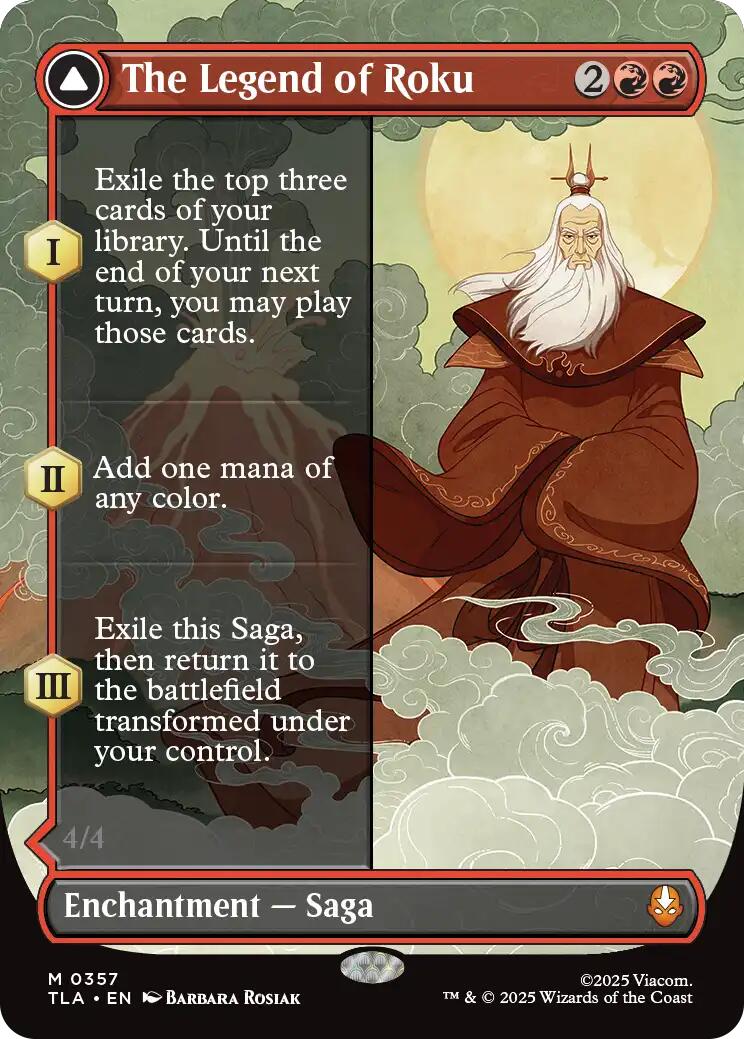 The Legend of Roku (Borderless) [Avatar: The Last Airbender] | Total Play