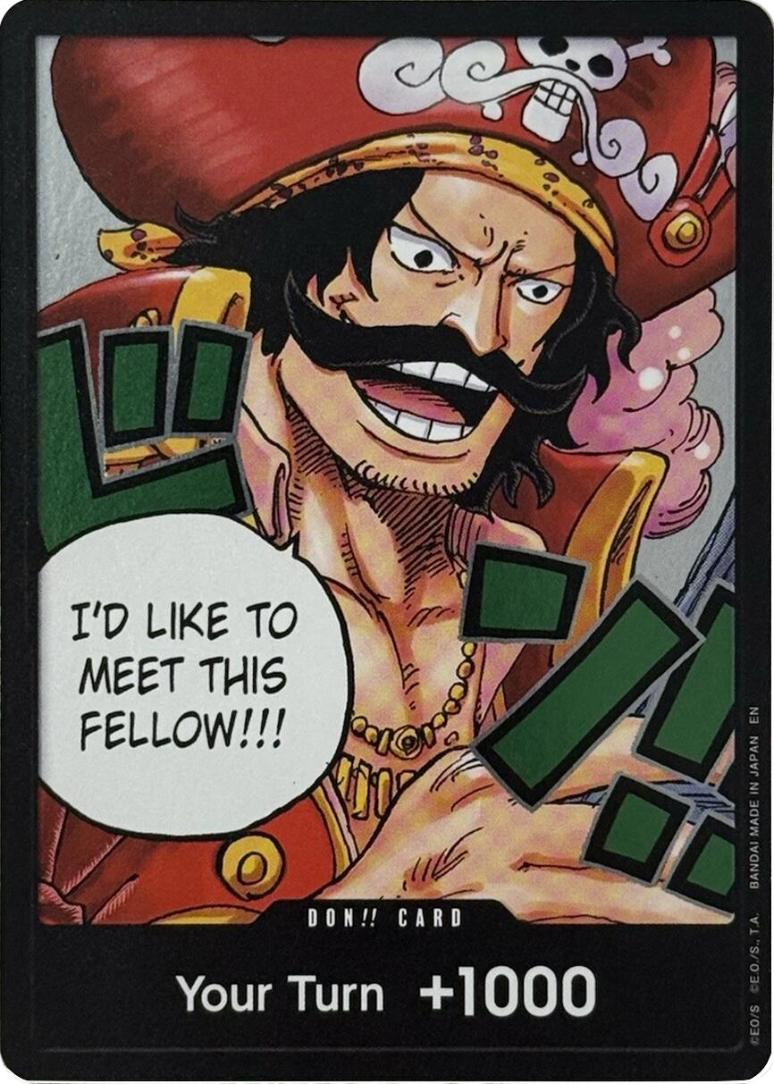 DON!! Card (Gol.D.Roger) [Carrying On His Will] | Total Play