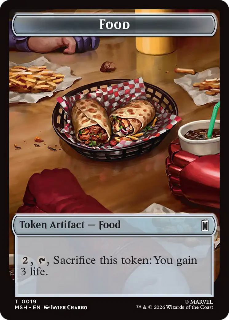 Leviathan // Food Double-Sided Token [Marvel Super Heroes Tokens] | Total Play