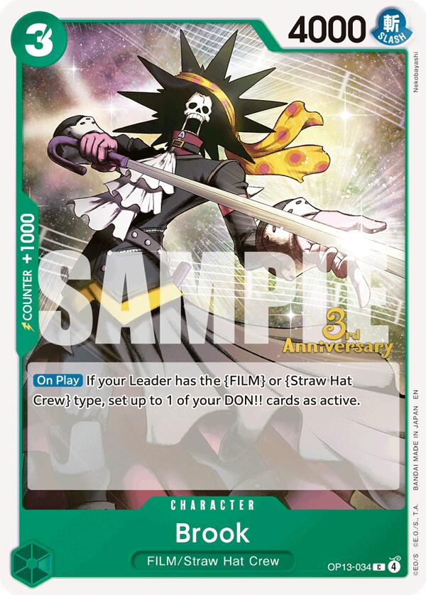 Brook [Carrying On His Will: 3rd Anniversary Tournament Cards] | Total Play