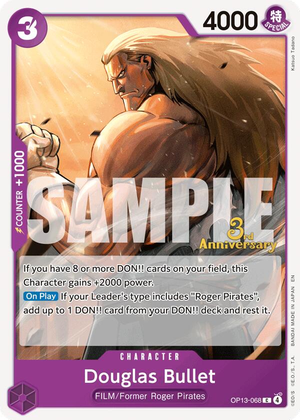Douglas Bullet [Carrying On His Will: 3rd Anniversary Tournament Cards] | Total Play