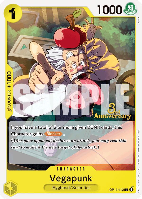 Vegapunk [Carrying On His Will: 3rd Anniversary Tournament Cards] | Total Play