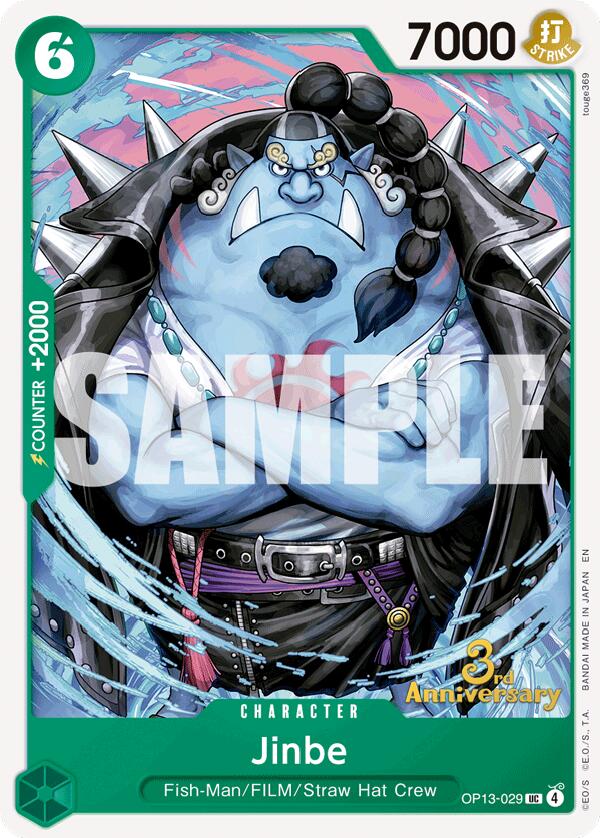 Jinbe [Carrying On His Will: 3rd Anniversary Tournament Cards] | Total Play