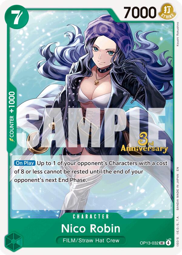 Nico Robin [Carrying On His Will: 3rd Anniversary Tournament Cards] | Total Play