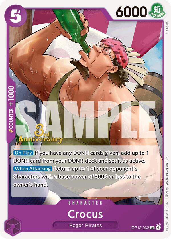 Crocus [Carrying On His Will: 3rd Anniversary Tournament Cards] | Total Play