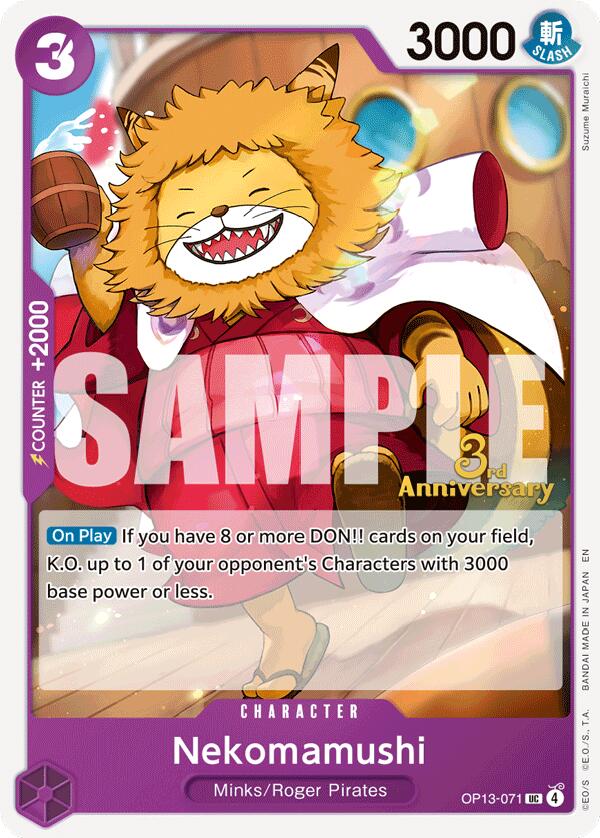Nekomamushi [Carrying On His Will: 3rd Anniversary Tournament Cards] | Total Play