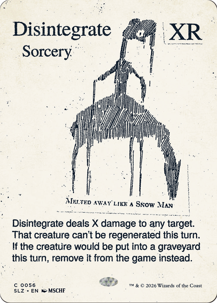 Disintegrate (0056) [Secret Lair x MSCHF: The Zeta Set] | Total Play