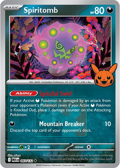 Spiritomb (087/132) (Pokeween 2025) [Miscellaneous Cards] | Total Play