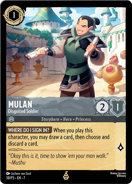 Mulan - Disguised Soldier (38) [Promo Cards] | Total Play