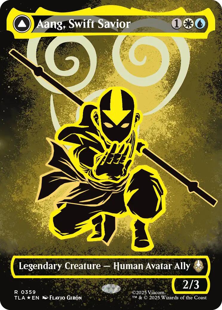 Aang, Swift Savior (359) (Borderless) [Avatar: The Last Airbender] | Total Play