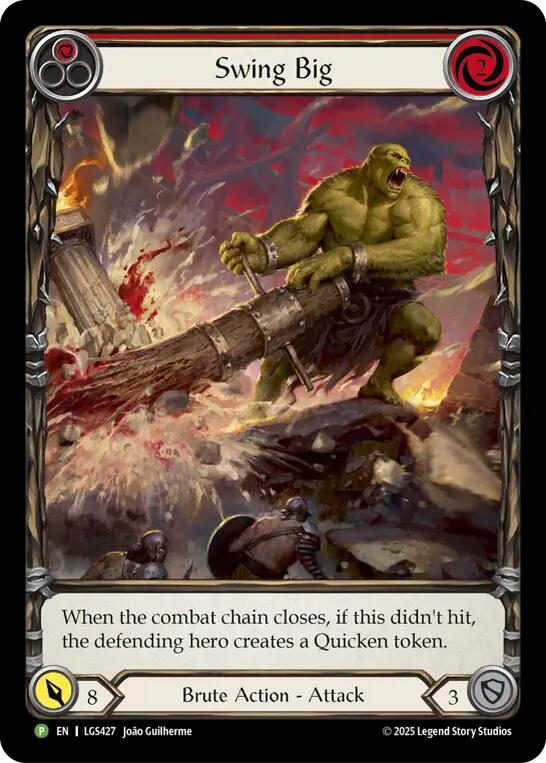 Swing Big (Extended Art) [LGS427] (Promo)  Rainbow Foil | Total Play