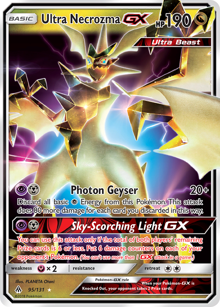Ultra Necrozma GX (95/131) [Sun & Moon: Forbidden Light] | Total Play