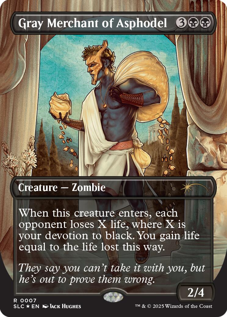 Gray Merchant of Asphodel (Halo Foil) [Secret Lair Countdown Kit] | Total Play