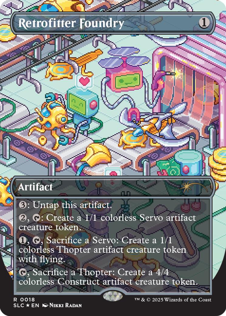 Retrofitter Foundry (Halo Foil) [Secret Lair Countdown Kit] | Total Play