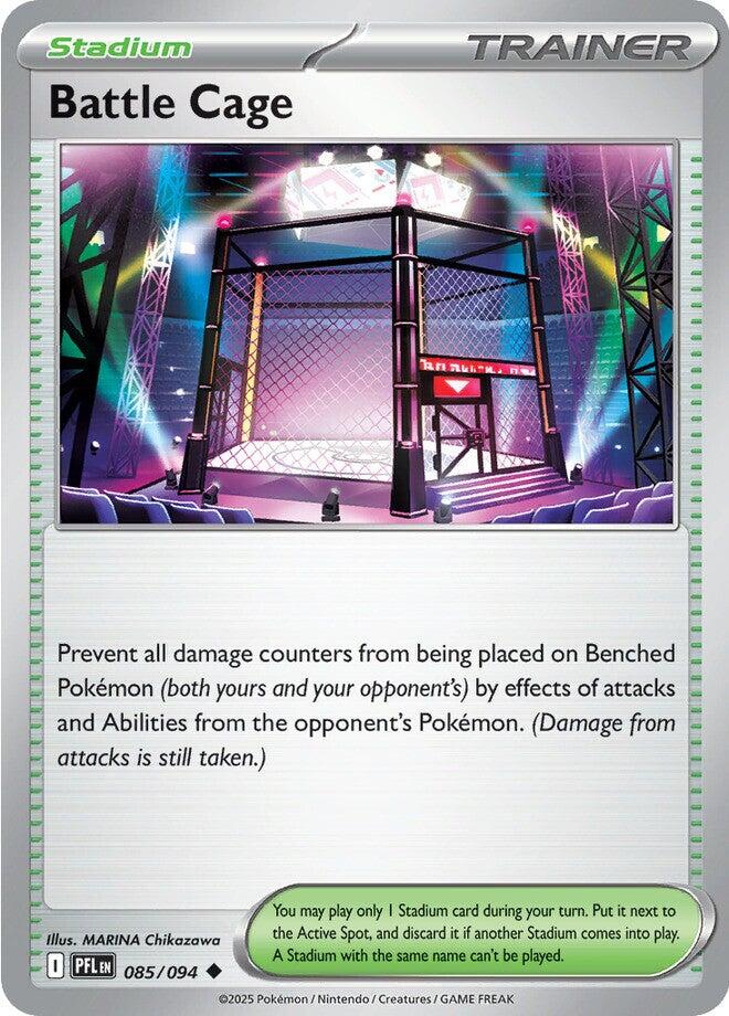 Battle Cage (085/094) [Mega Evolution: Phantasmal Flames] | Total Play