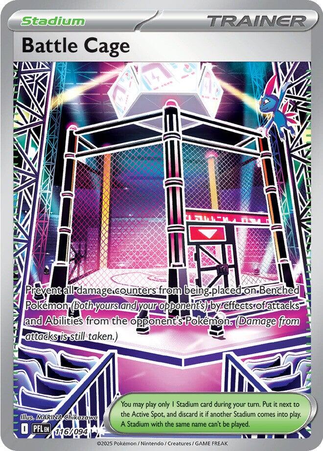 Battle Cage (116/094) [Mega Evolution: Phantasmal Flames] | Total Play