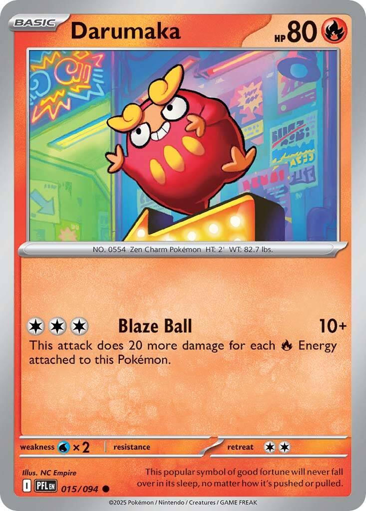 Darumaka (015/094) [Mega Evolution: Phantasmal Flames] | Total Play