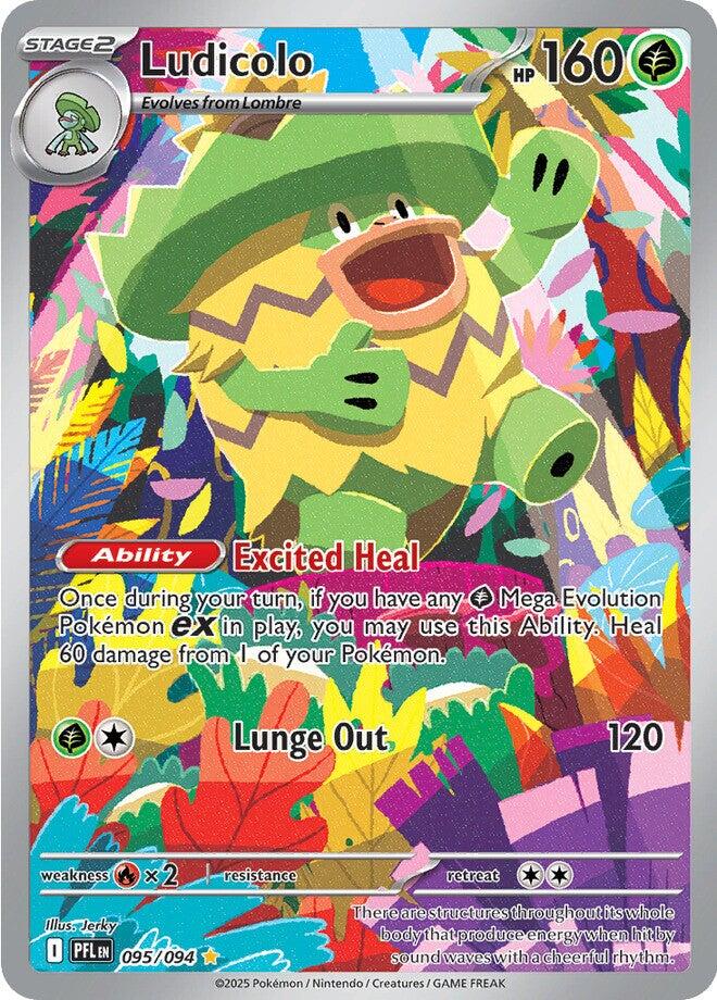 Ludicolo (095/094) [Mega Evolution: Phantasmal Flames] | Total Play