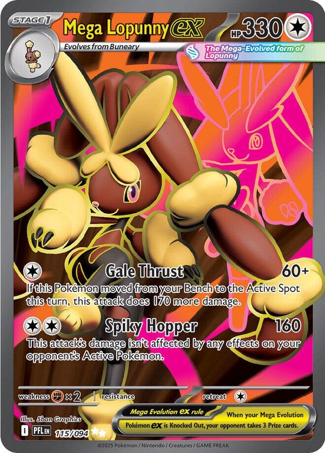 Mega Lopunny ex (115/094) [Mega Evolution: Phantasmal Flames] | Total Play