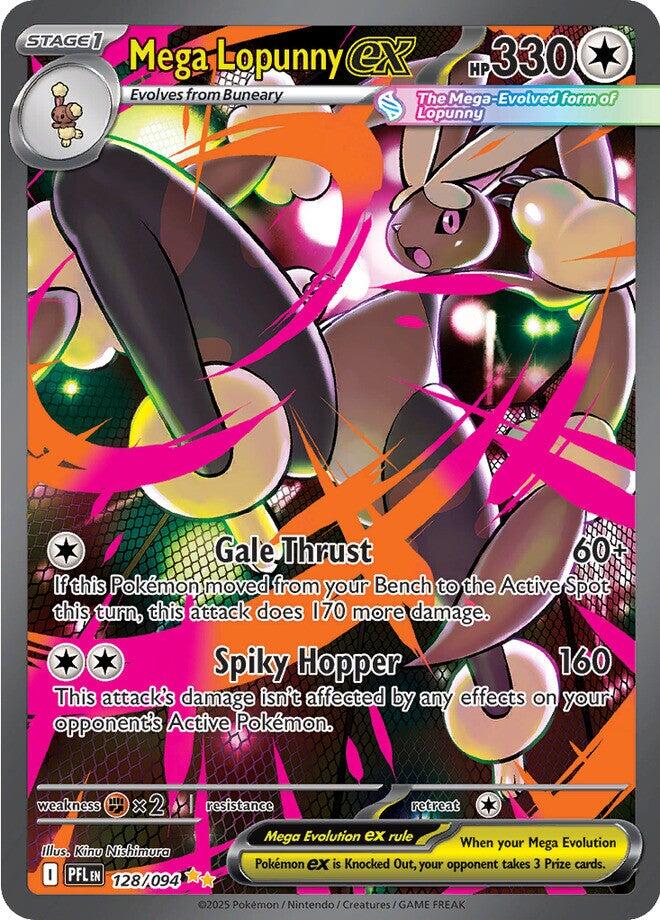 Mega Lopunny ex (128/094) [Mega Evolution: Phantasmal Flames] | Total Play