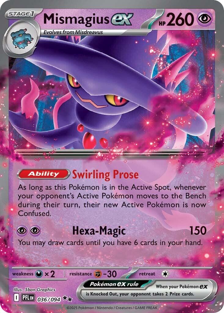 Mismagius ex (036/094) [Mega Evolution: Phantasmal Flames] | Total Play