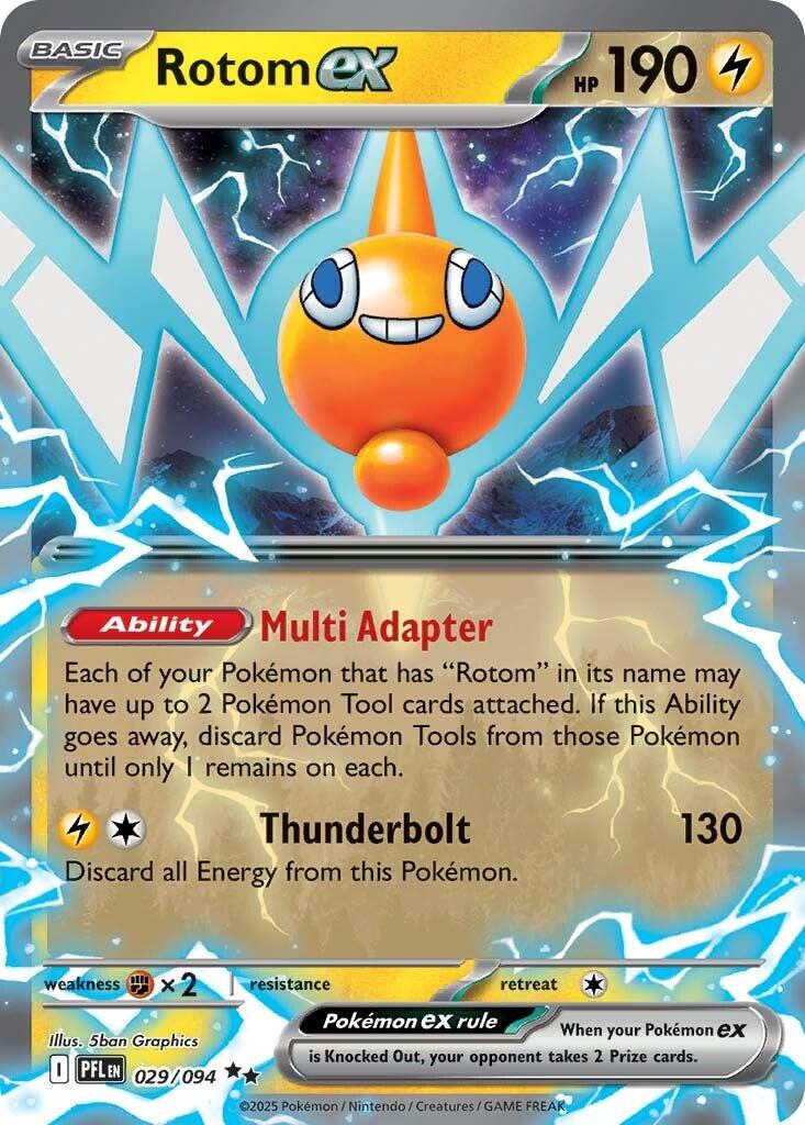 Rotom ex (029/094) [Mega Evolution: Phantasmal Flames] | Total Play