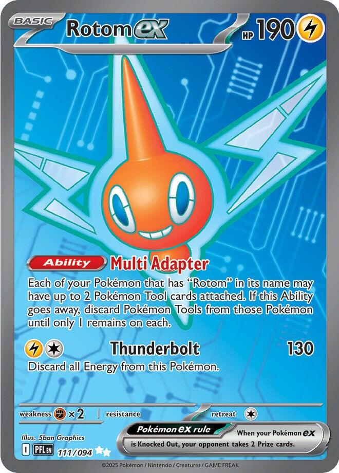 Rotom ex (111/094) [Mega Evolution: Phantasmal Flames] | Total Play