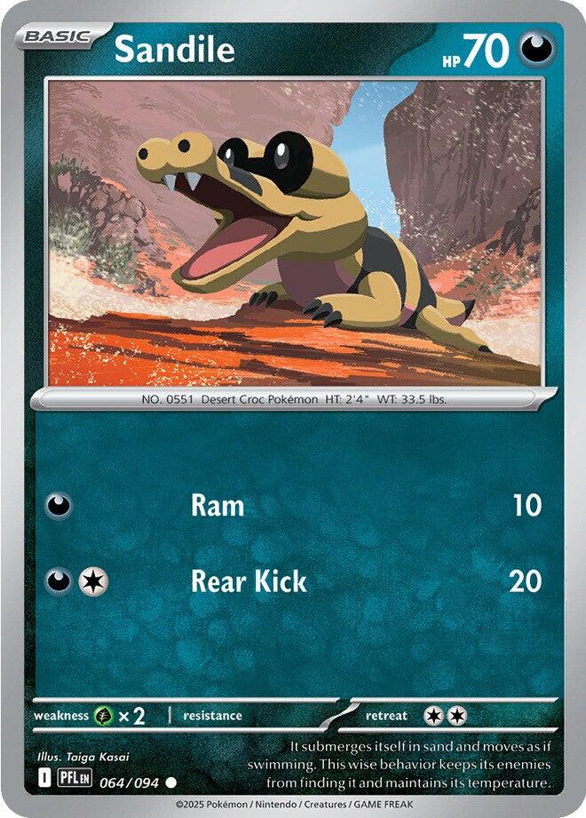 Sandile (064/094) [Mega Evolution: Phantasmal Flames] | Total Play