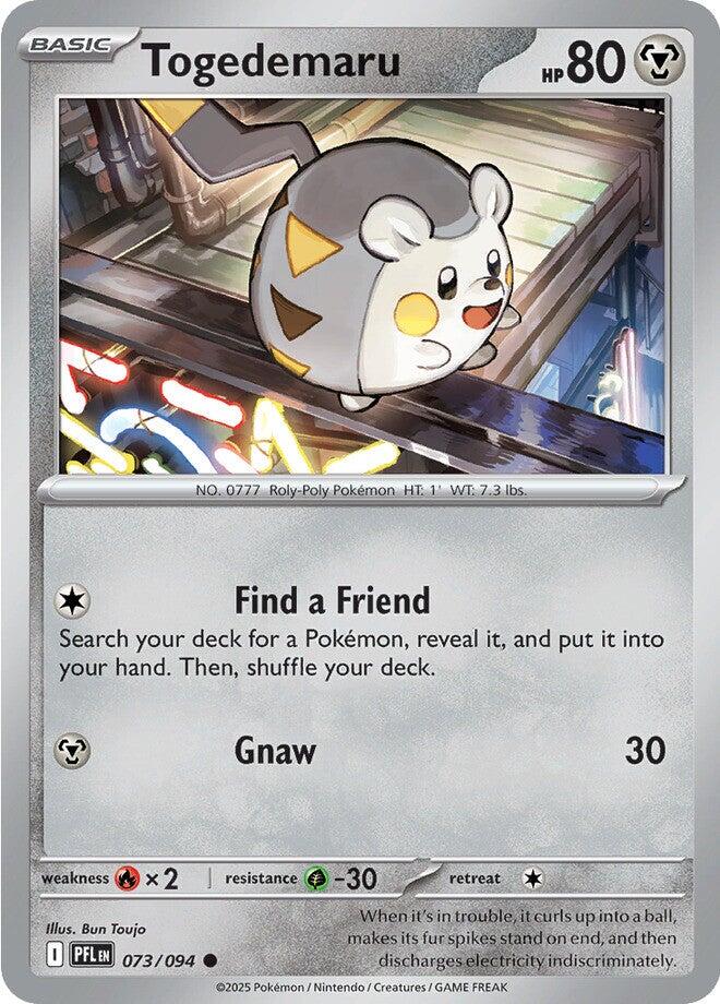 Togedemaru (073/094) [Mega Evolution: Phantasmal Flames] | Total Play