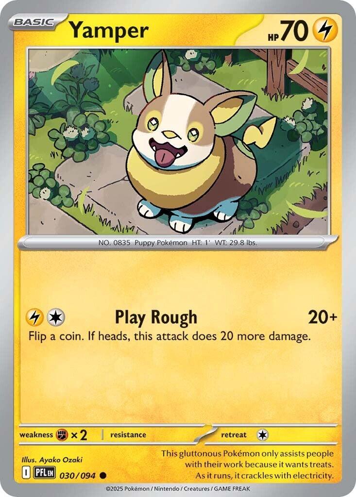 Yamper (030/094) [Mega Evolution: Phantasmal Flames] | Total Play