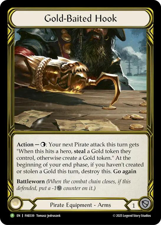 Gold-Baited Hook (Golden) [FAB339] (Promo)  Cold Foil | Total Play