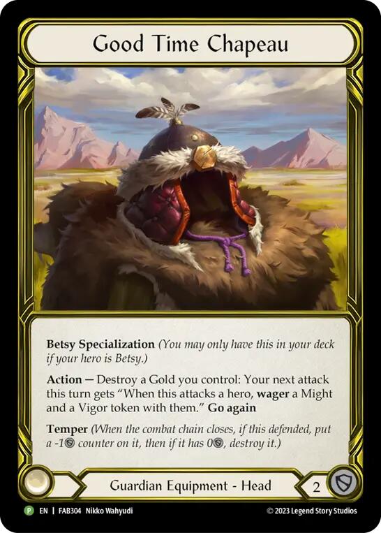 Good Time Chapeau (Golden) [FAB304] (Promo)  Cold Foil | Total Play