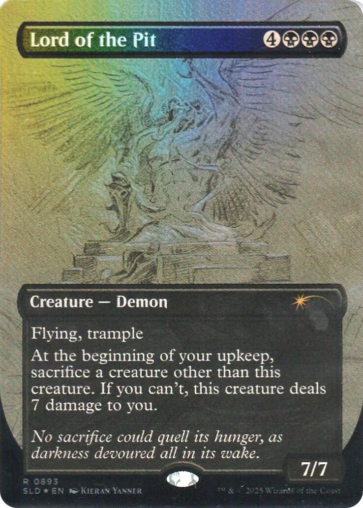 Lord of the Pit (Sketch Showcase) (Rainbow Foil) [Secret Lair Drop Series] | Total Play
