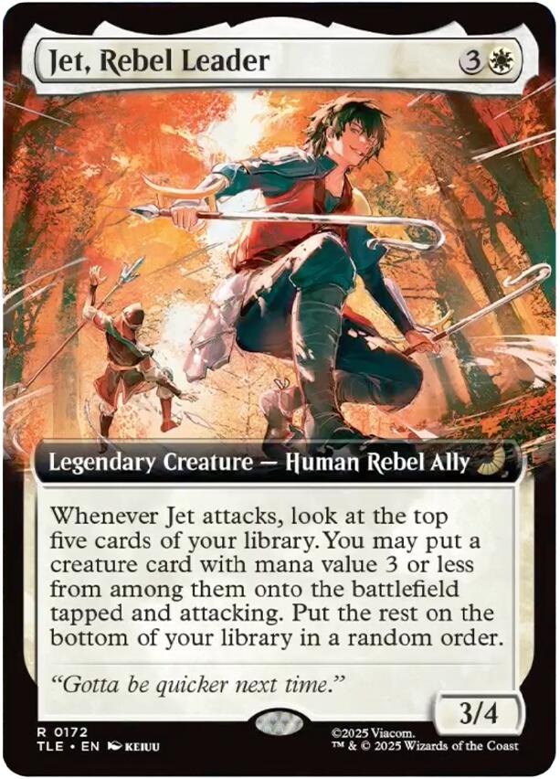 Jet, Rebel Leader (Extended Art) [Avatar: The Last Airbender: Eternal-Legal] | Total Play