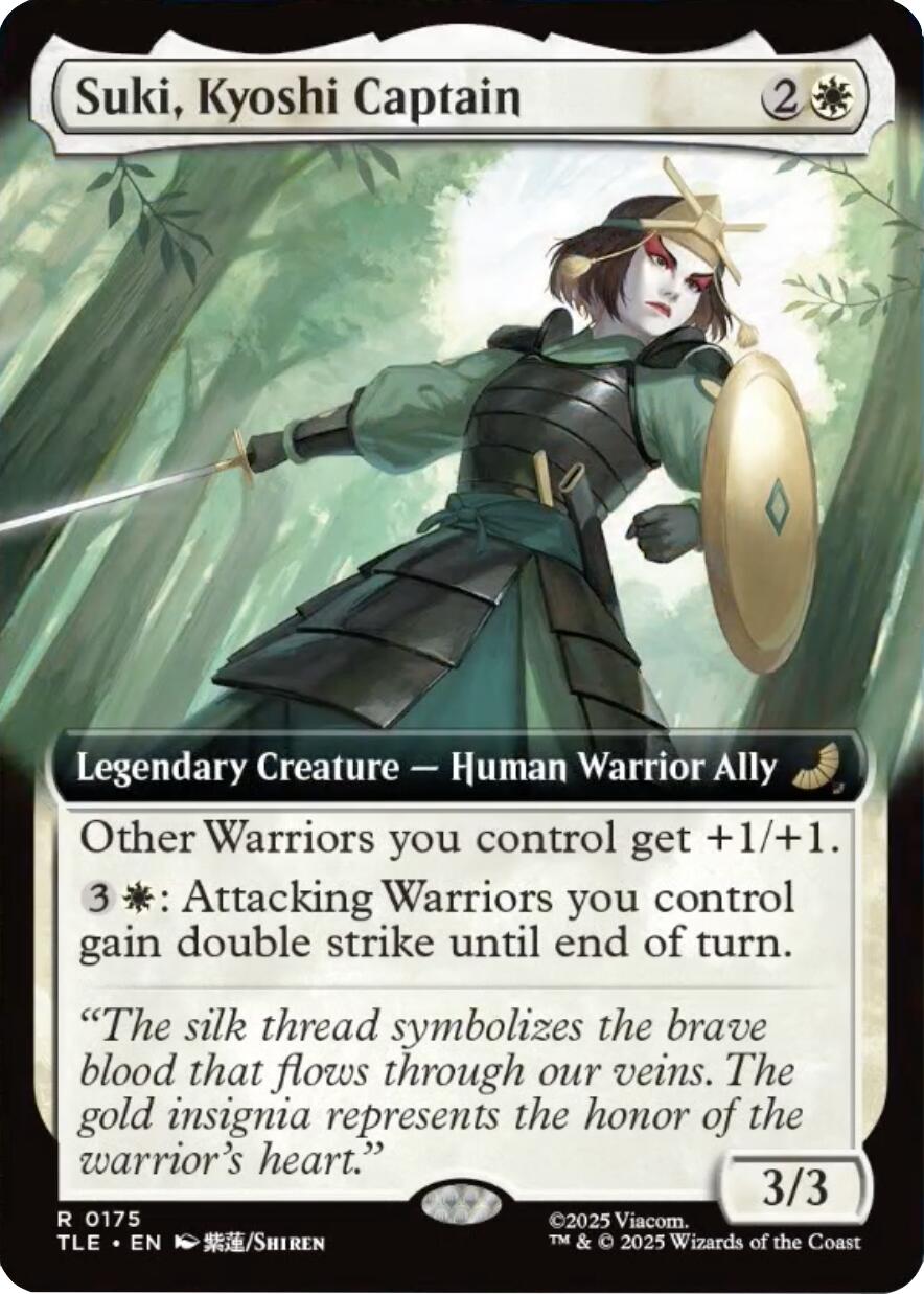 Suki, Kyoshi Captain (Extended Art) [Avatar: The Last Airbender: Eternal-Legal] | Total Play