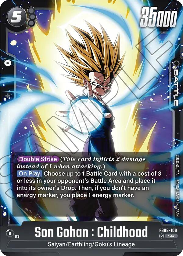 Son Gohan : Childhood (FB08-106) [Saiyan's Pride] | Total Play