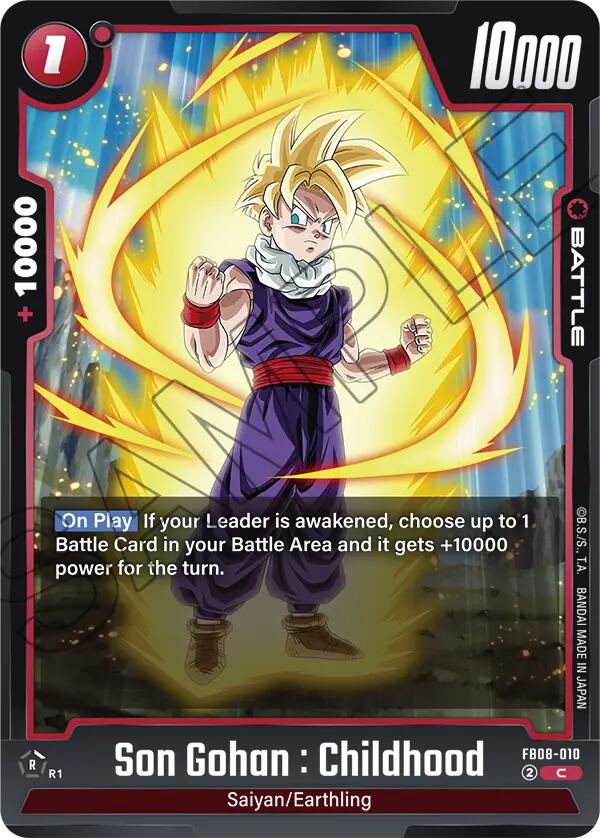 Son Gohan : Childhood (FB08-010) [Saiyan's Pride] | Total Play