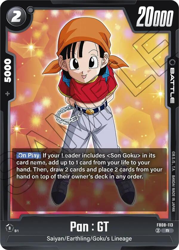 Pan : GT (FB08-113) [Saiyan's Pride] | Total Play