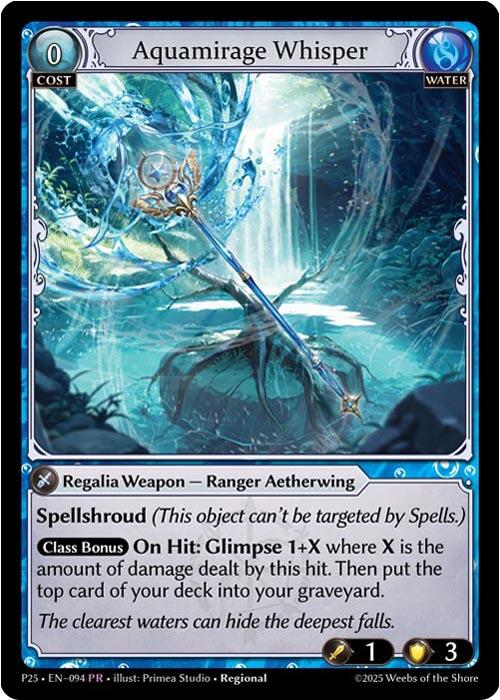 Aquamirage Whisper (094) [Promotional Cards] | Total Play