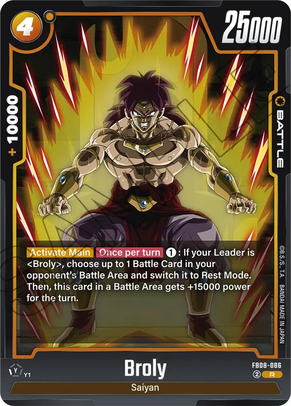 Broly (FB08-086) [Saiyan's Pride] | Total Play