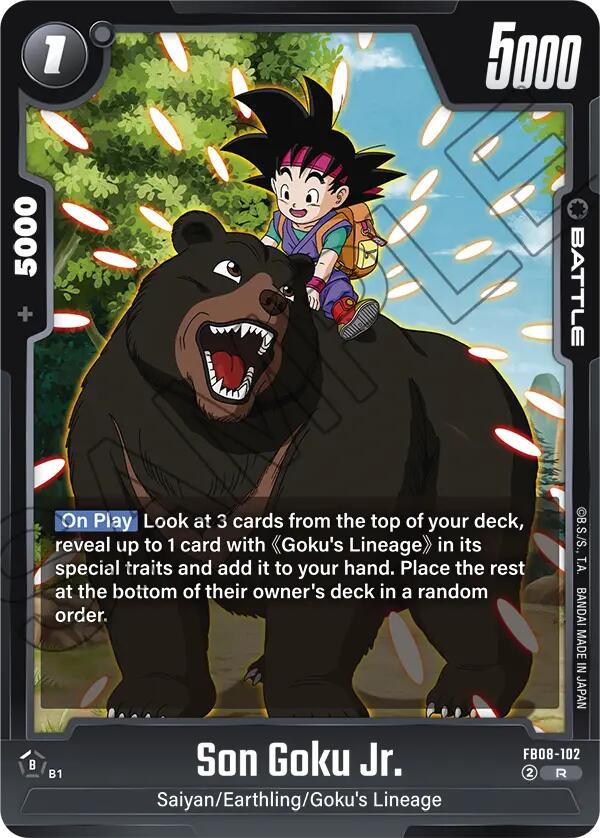 Son Goku Jr. (FB08-102) [Saiyan's Pride] | Total Play