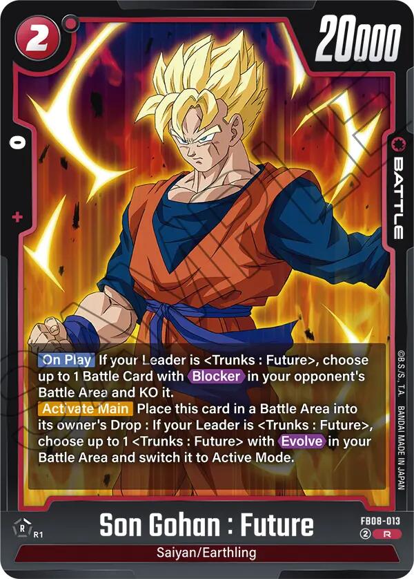 Son Gohan : Future (FB08-013) [Saiyan's Pride] | Total Play