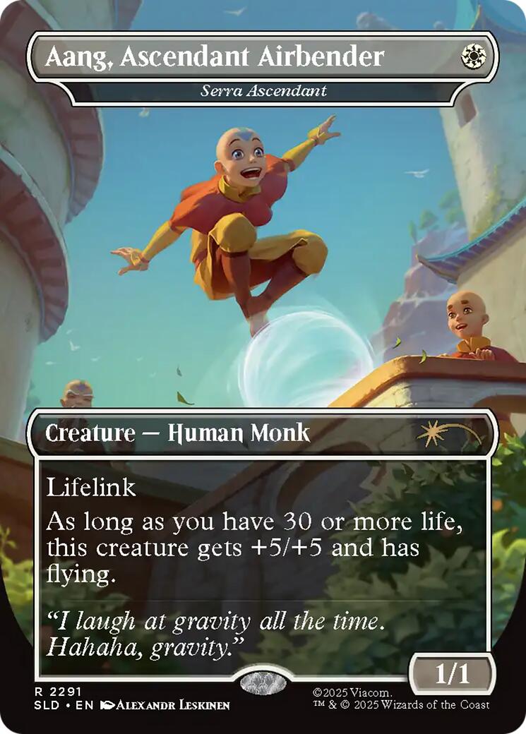 Aang, Ascendant Airbender - Serra Ascendant [Secret Lair Drop Series] | Total Play