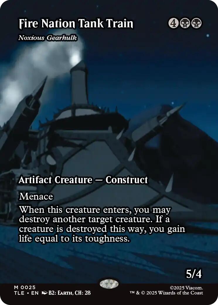 Fire Nation Tank Train - Noxious Gearhulk (Borderless) [Avatar: The Last Airbender: Eternal-Legal] | Total Play